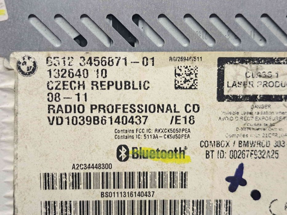 Radio CD MINI Cooper (R56) [Fabr 2006-2014] 3456871