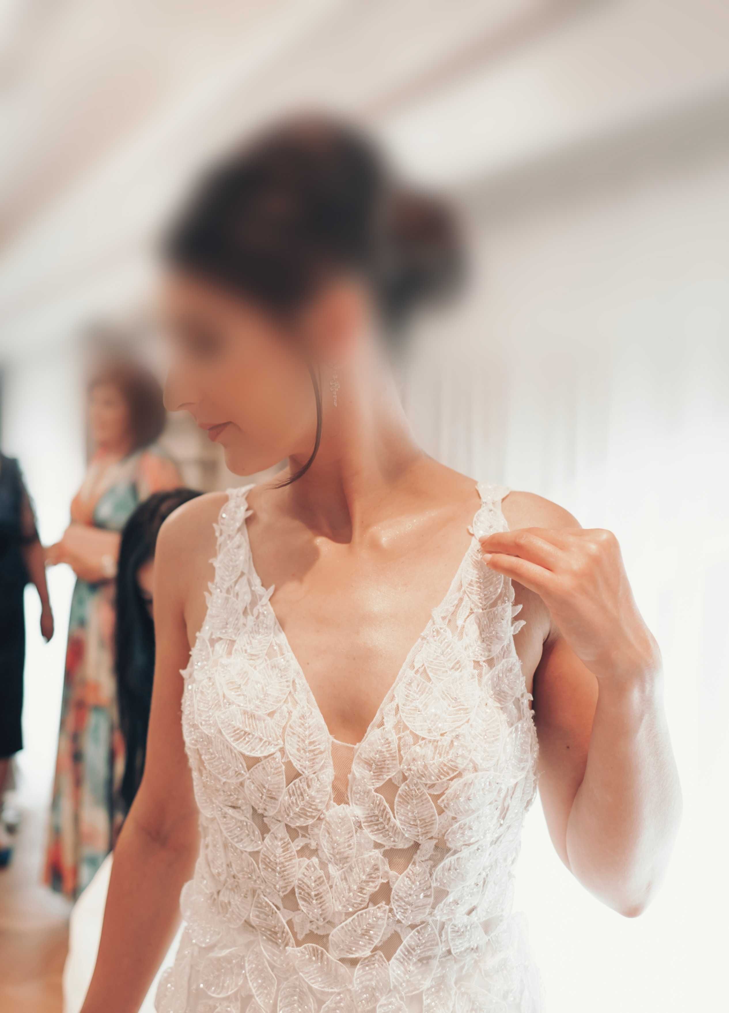 Rochie de miresa cu trena Linia A - La Sposa Collection - St. Patrick
