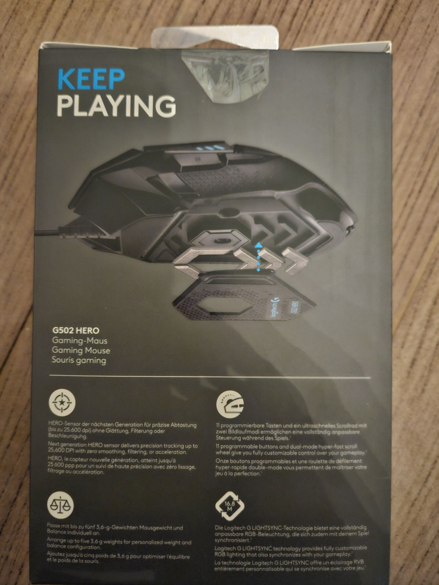 Mouse Gaming Logitech G502 Hero