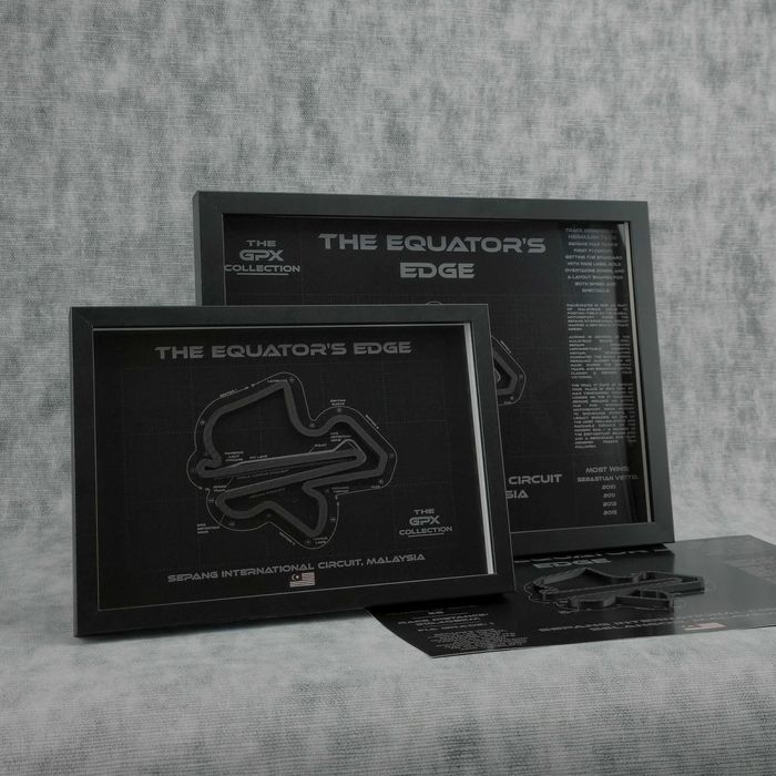 Sepang – Hartă 3D circuit Formula 1 Malaysian GP • GPX Collection