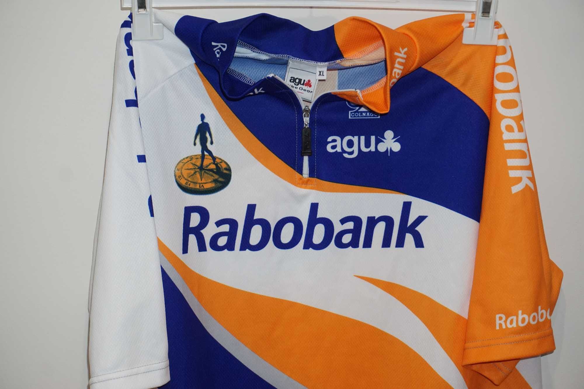 Мъжка колоездачна тениска Jersey Agu Bike Gear Rabobank XL