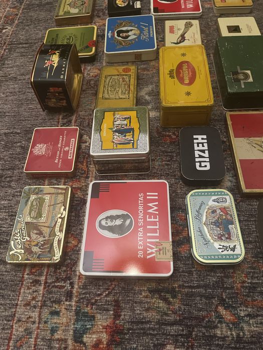 Colectie lot 29 cutii tigarete / tigari - vintage