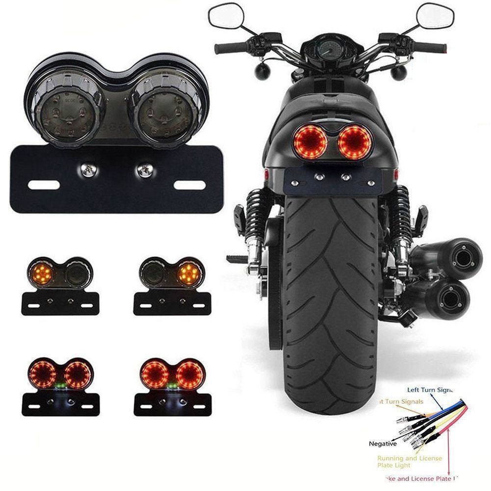 Stop moto motocicleta scuter ATV universal LED tripla semnalizari