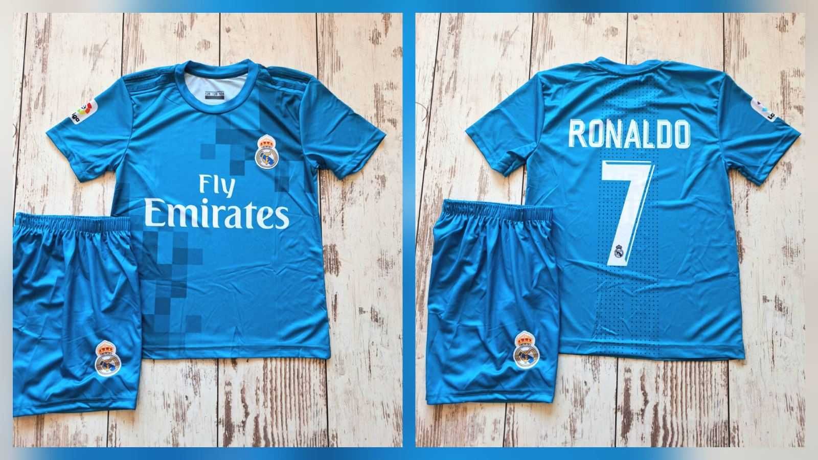 Екип Роналдо Син Реал Мадрид OLD Новия Екип Ronaldo 7 cr7 Комплект