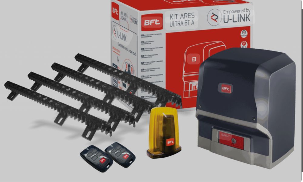 Kit automatizare porti culisante 1.000kg Ares VELOCE SMAET BT A1000 MG