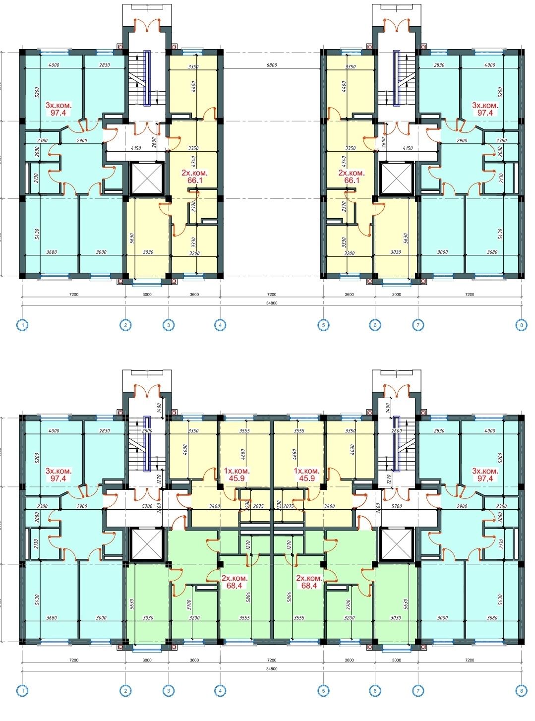 Квартира в новостройке 1/3/9 Файзиобод куйлюк массив 5, сдача 2024г