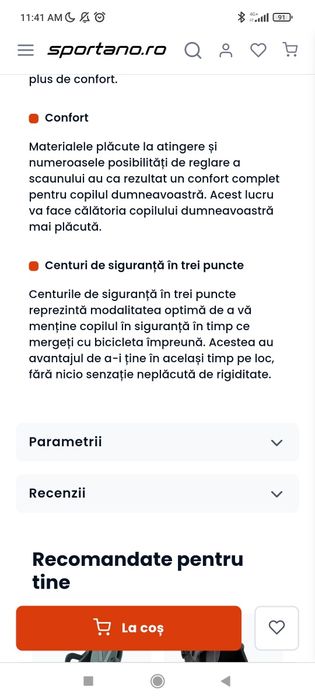 Scaun copil bicicleta Polisport Groovy FF