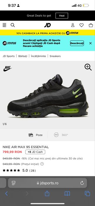Nike air max 95 noi!