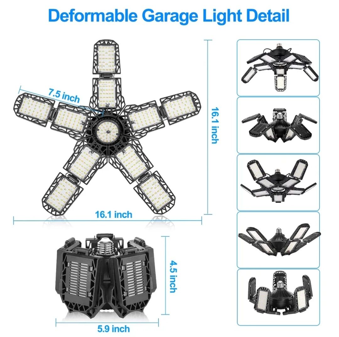 LED deformabil cu 10 panouri ajustabile E26/E27