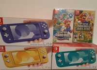 NOU-SIGILAT-Consola Nintendo Switch Lite+joc Mario cadou