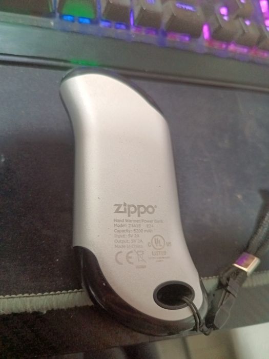 Incalzitor de maini ZIPPO usb powerbank