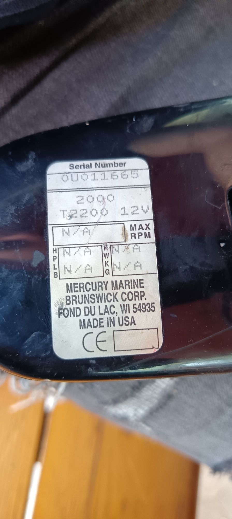 Motor electric pentru Barca Mercury