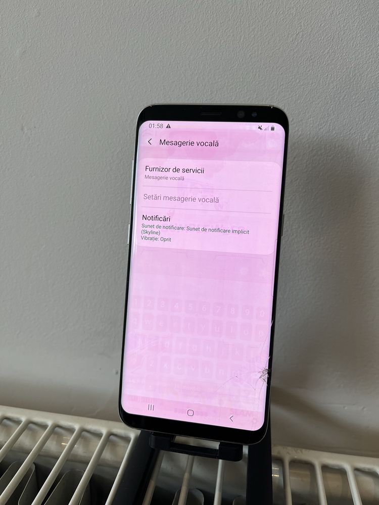 Samsung S8  64 GB fisurat burn