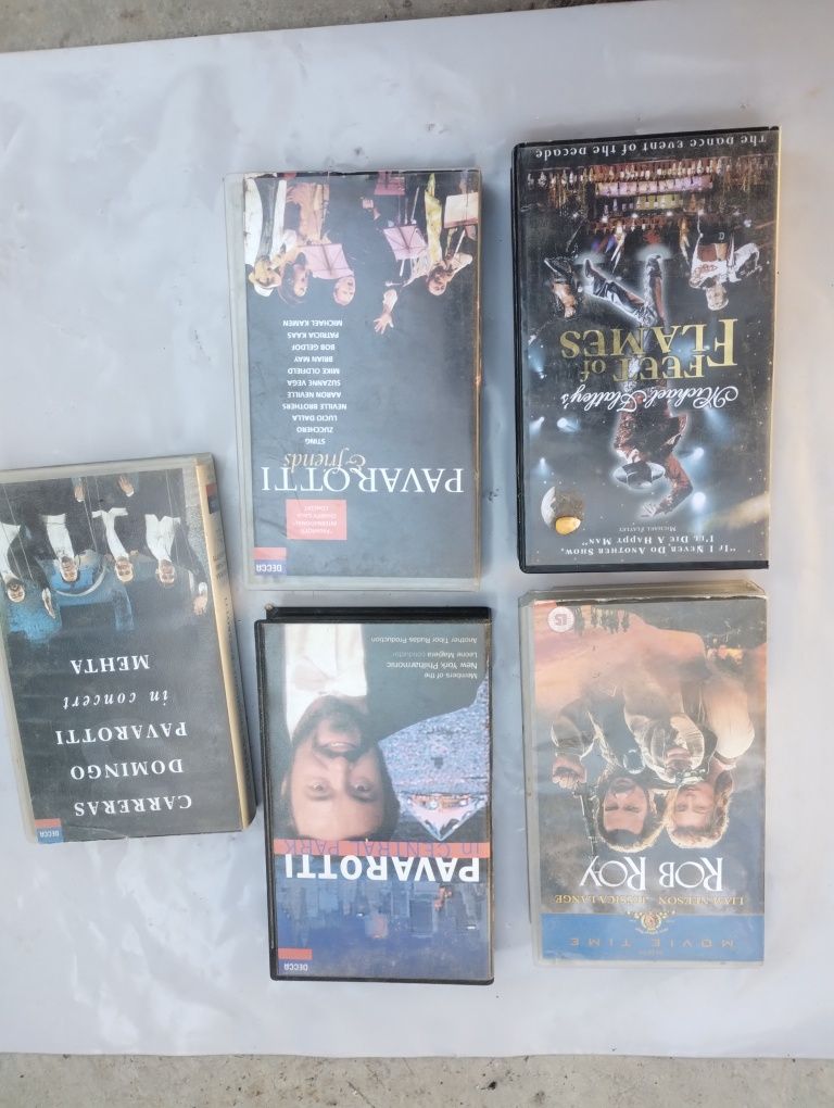 Casete VHS de colecție noi sigilate