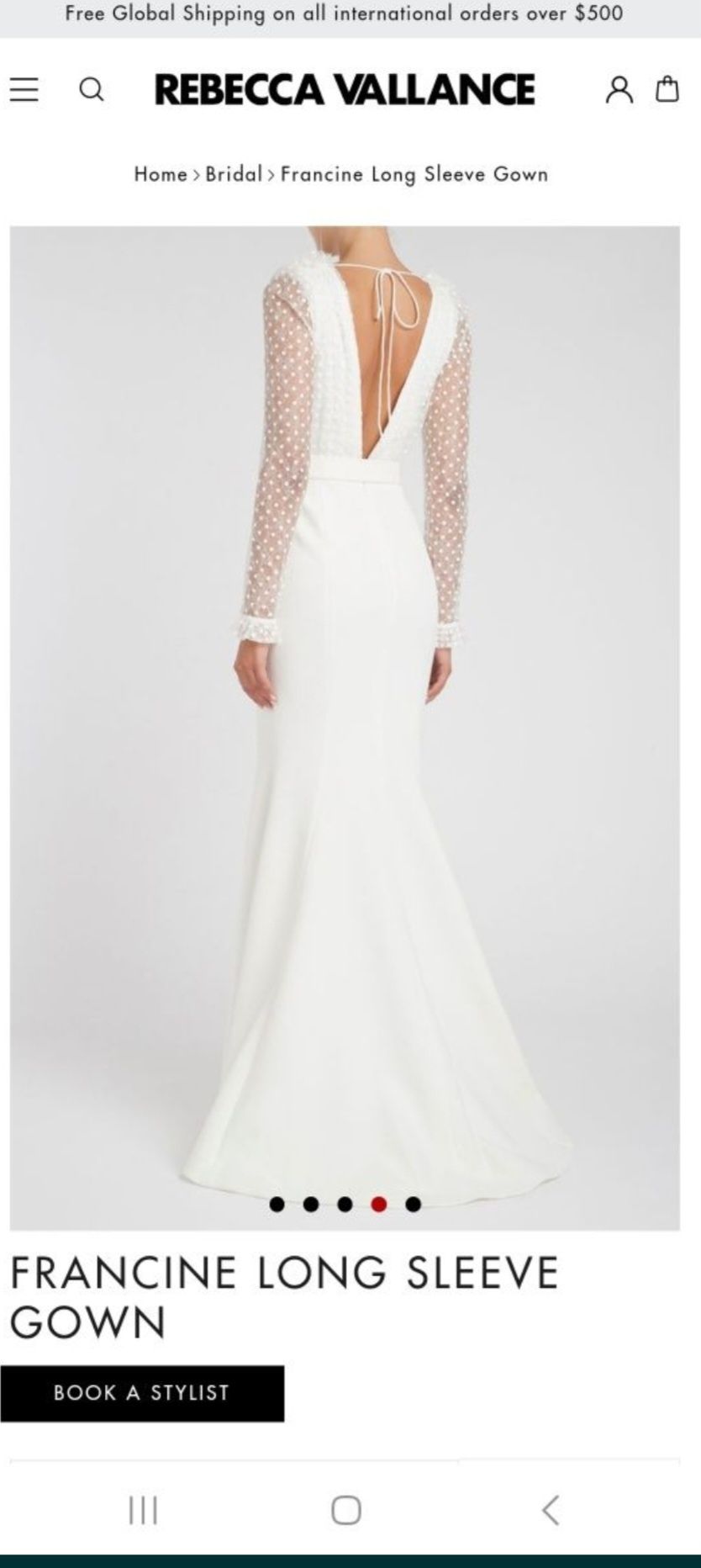 Rochie de mireasa Rebecca Vallance marimea S