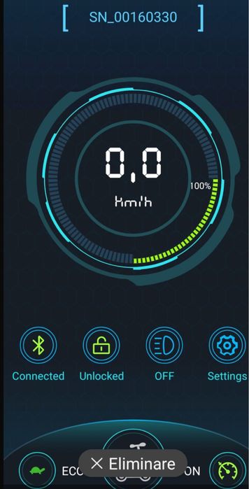 Trotinetă electrică PRO cu Bluetooth – Smart, Rapidă & Autonomă