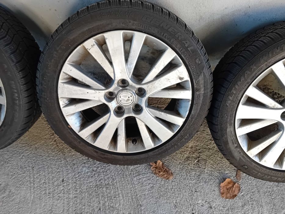 Алуминиеви джанти със зимни гуми за Мазда 6 215/50/17