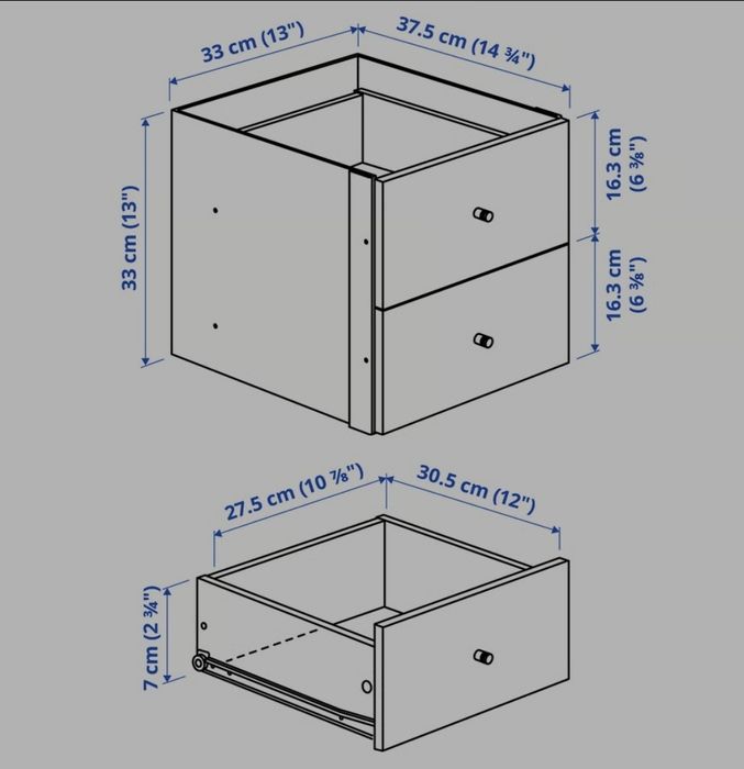 Sertar Ikea - produs Kallax 60 lei