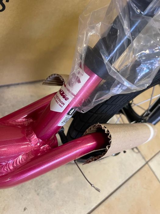 Bicicleta fara pedale KTM 14/12" Wild Buddy 12 rosu/alb -A-