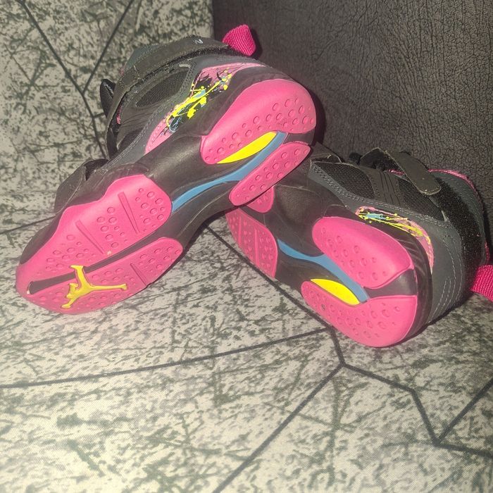 Nike Air Jordan 8.0 Retro GS 'Desert Pink', номер 28
