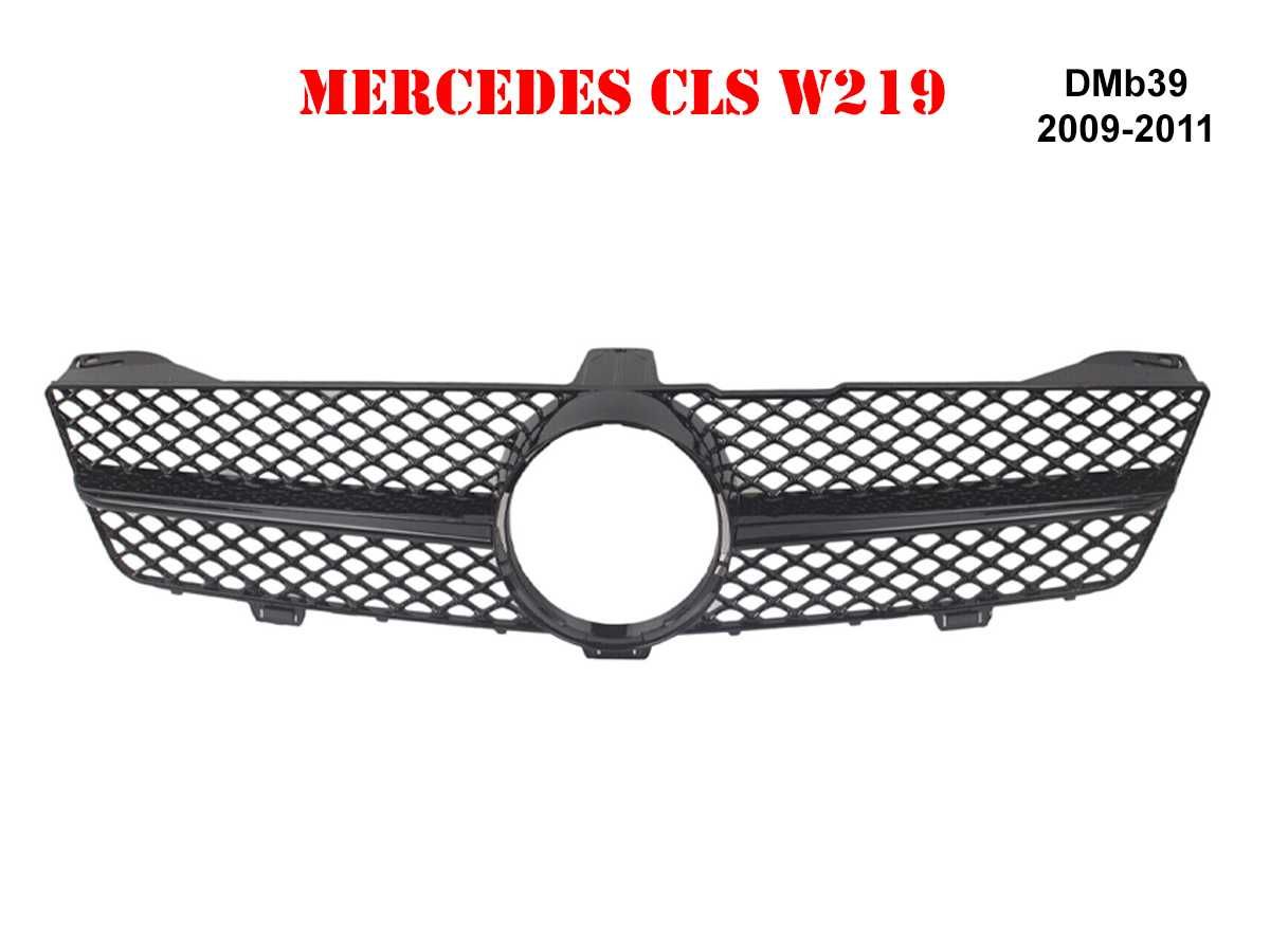 Grilă frontală AMG neagră pentru Mercedes CLS W219