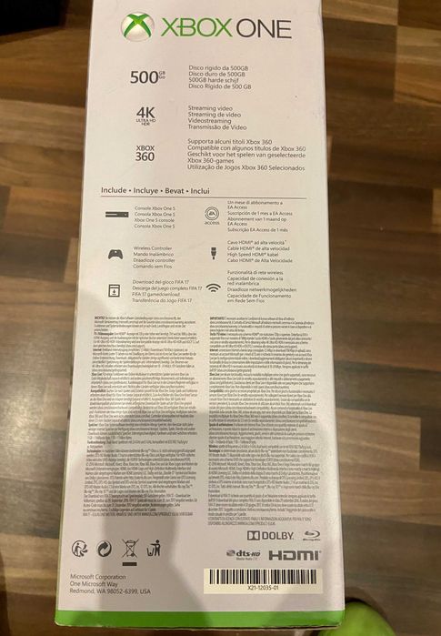 Consola Microsoft Xbox One S  500 Gb Tom Clancy's The Division HDMI