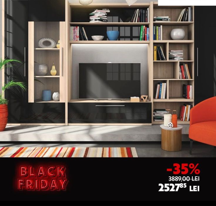 Vanzare mobila dulap mobilier living/biblioteca ca NOUA