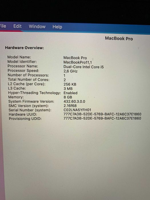 MacBook Pro (Late 2013) Retina Display