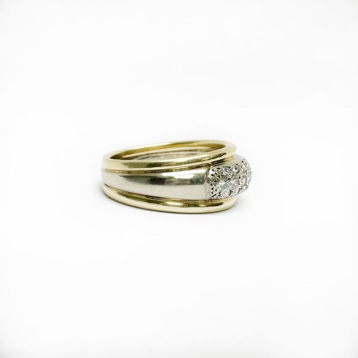 Inel din aur 18K cu diamante naturale 0.88CT VVS-VS