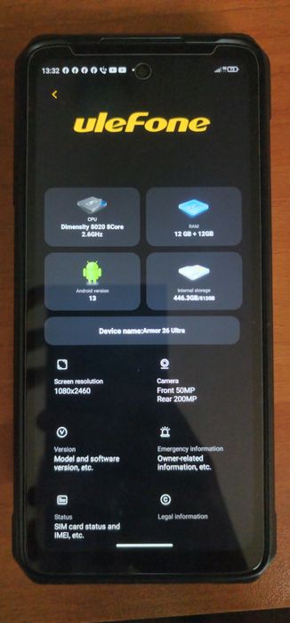 Ulefone Armor 26 Ultra WT 6.78"
