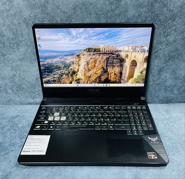 Ноутбук Asus Tuf Gaming | Ryzen 5-3550H | Рассрочка | Asyl Market