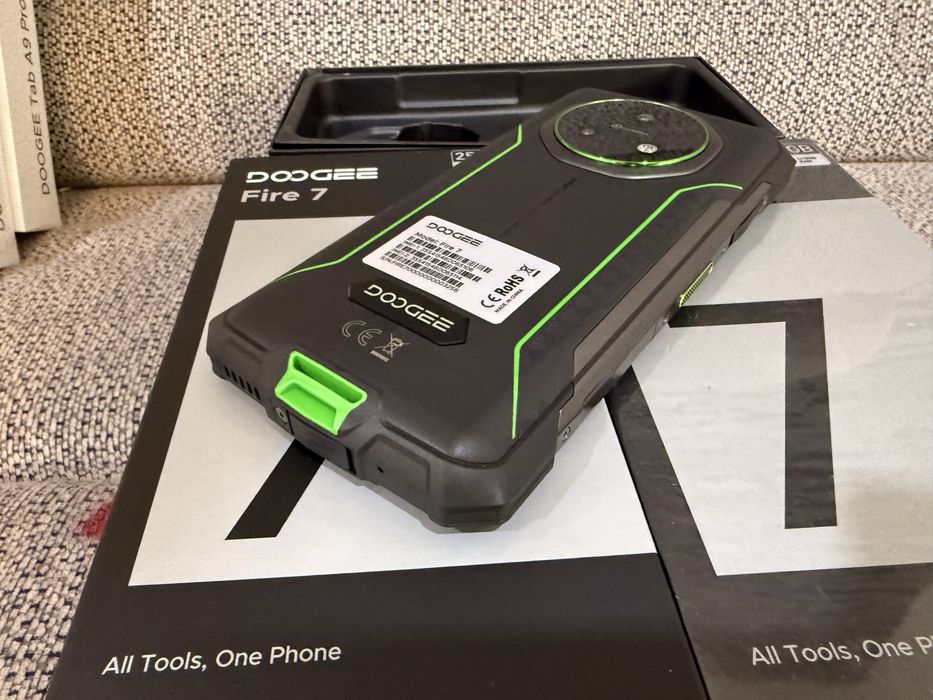 DooGee Fire 7 256gb 16gb Telefon santier mecanoc nou