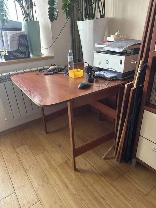 Стол книжка темно коричневый