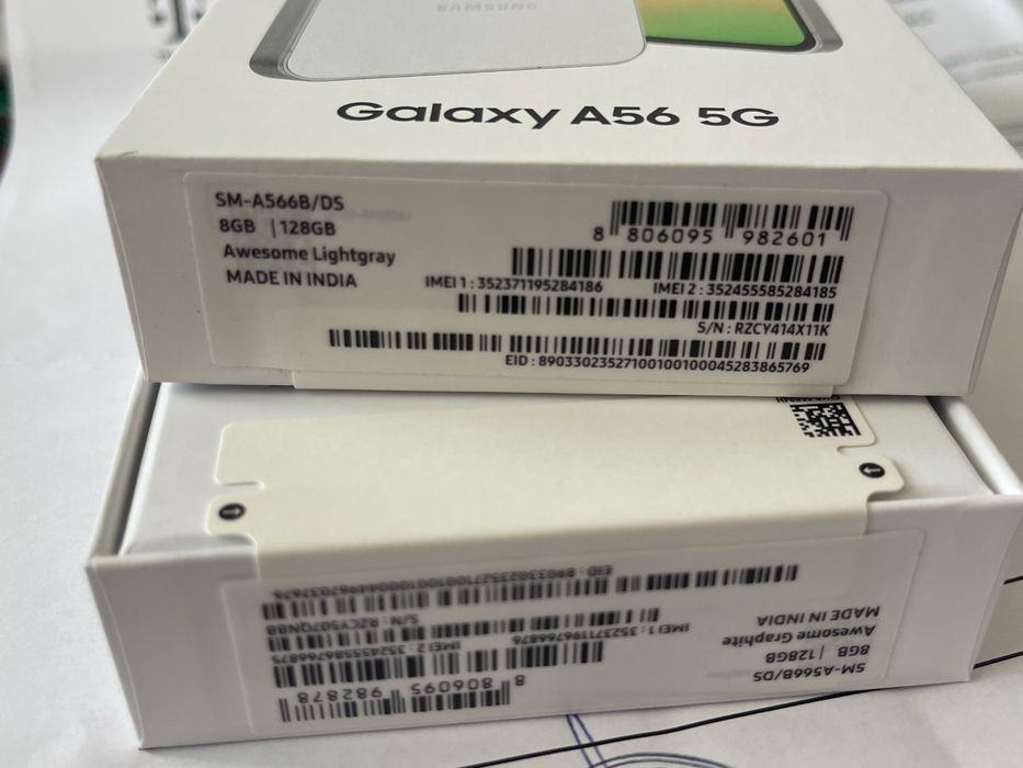 Samsung A56 128GB 5G Black / LightGray Sigilat Factura Garantie Nou