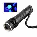 Lanterna S12 cu  3 leduri UV 365nm cu filtru UV