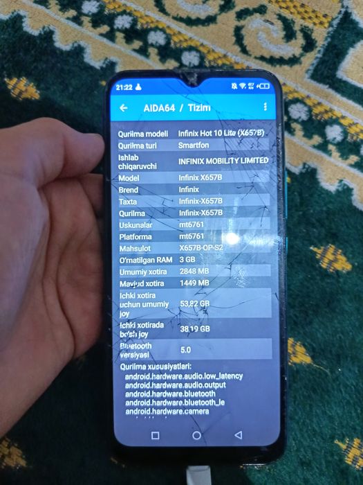 Infinix smart 6 iahlatilgan