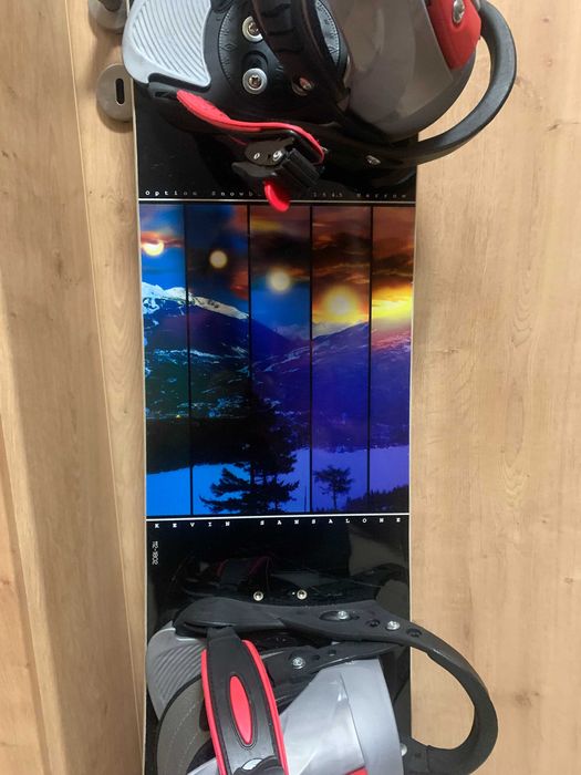 Snowboard Option Kevin Sansalone 154.5 – handmade, super carving