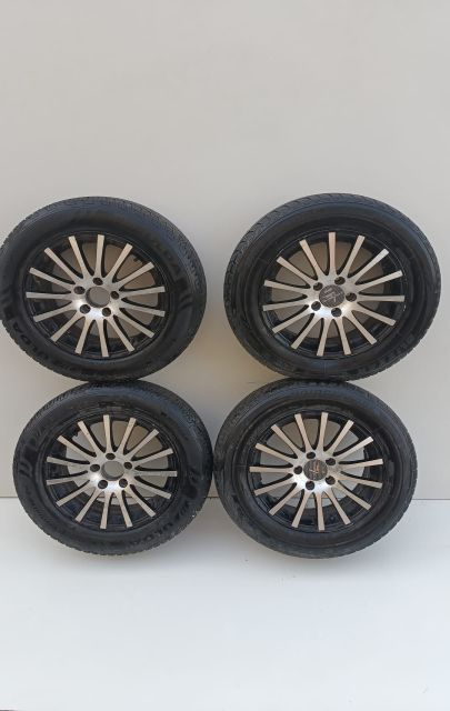 Set jante aliaj cu anvelope m+s, 215/60 R16 / 99H / 16 Inch, 5 X 112