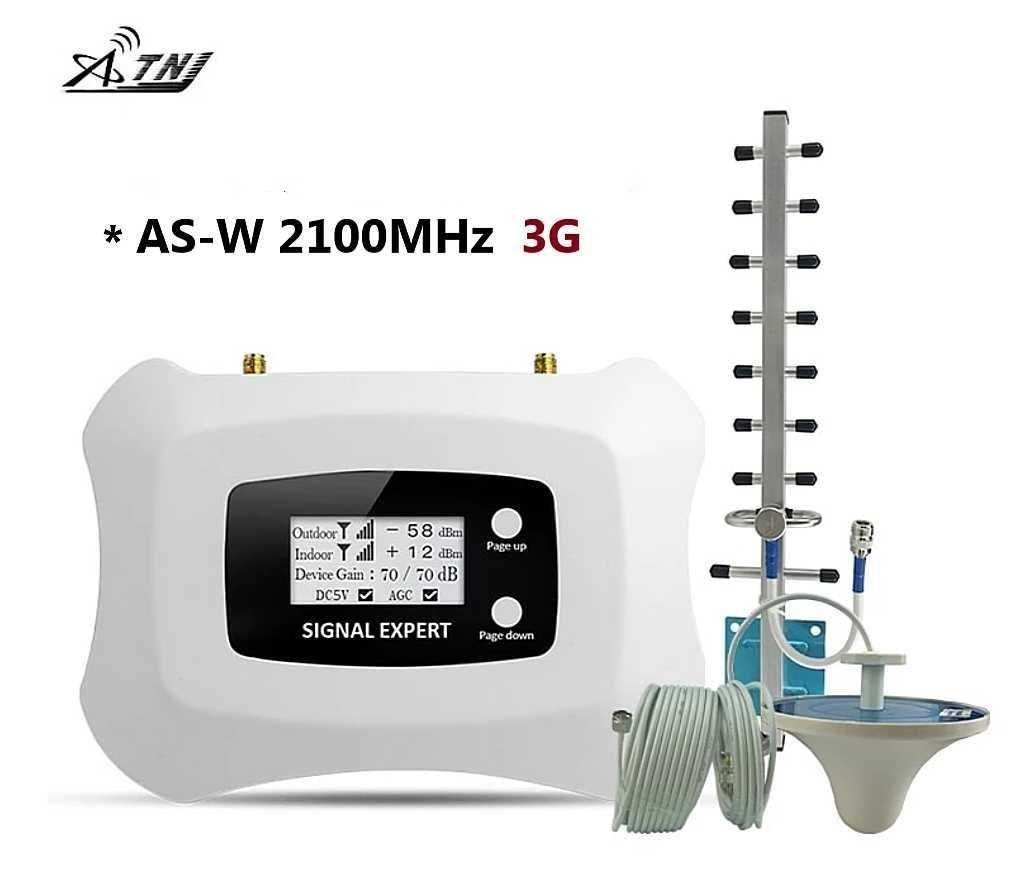 Усилитель мощности сигнала, ATNJ gsm репитер / ретранслятор 3g/2100мгц