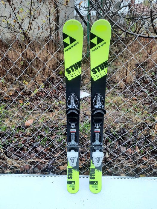 Карвинг детски ски  Fischer STUNNER blackyellow  101см