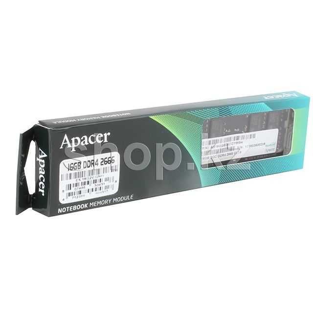 ОЗУ для ноутбука 16GB DDR4 2666MHz Apacer BOX. Новая