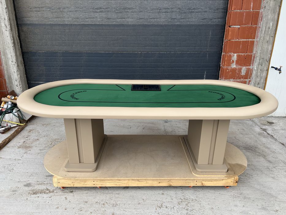 Masa Poker Monte Carlo + Jetoane Poker Ceramice Monte Carlo stoc