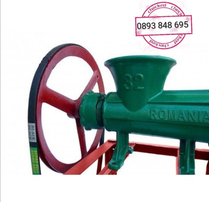 Месомелачка Чугун No32 ROMANIA с Руски двигател Монофазен 1,5kW