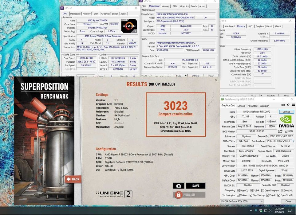 Gigabyte RTX 2070 Gaming 3x OC / Windforce 3X