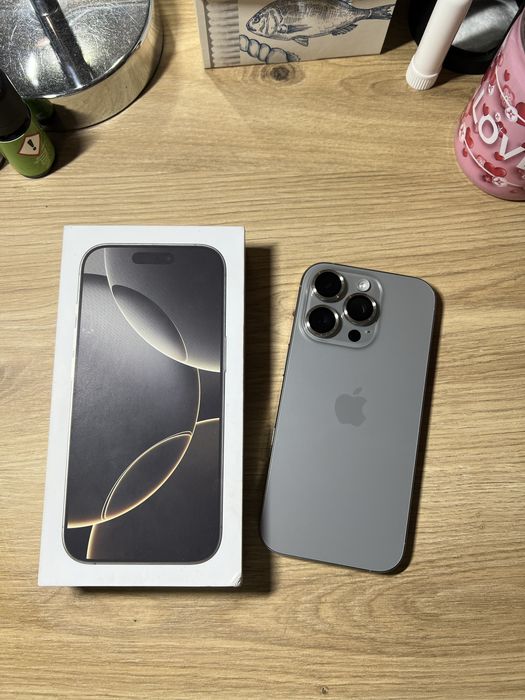Iphone 16 Pro Natural Titanium  100%