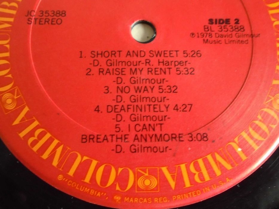 плоча David Gilmour