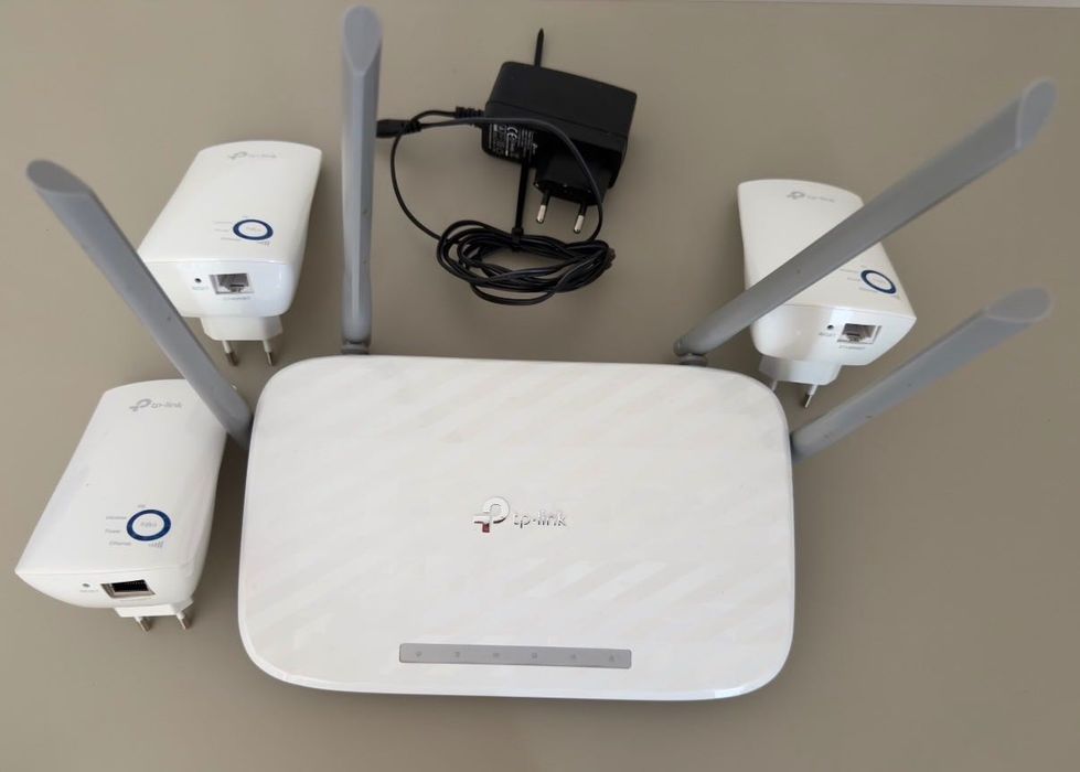 Router Wireless TP-Link Archer C50 +3x Wireless Range Extender