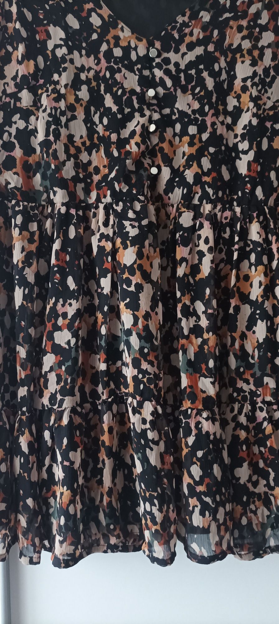 Rochie imprimeu multicolor