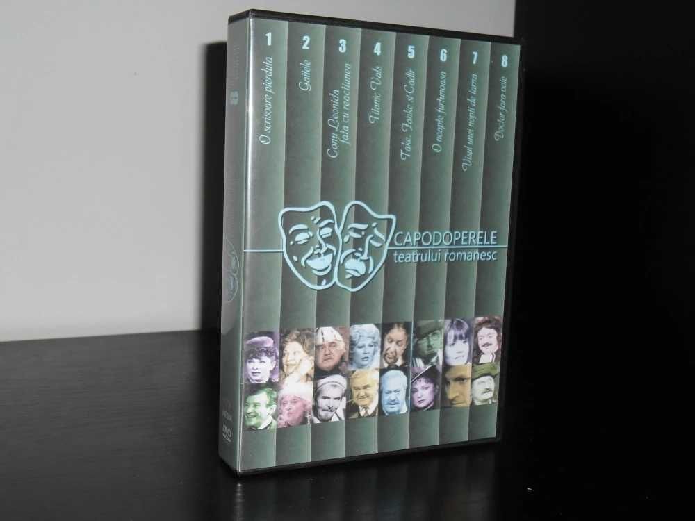 Capodoperele Teatrului Romanesc - 8 DVD cu piese de teatru