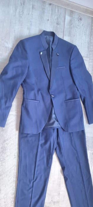Costum elegant barbați bleumarin deschis mărimea 48